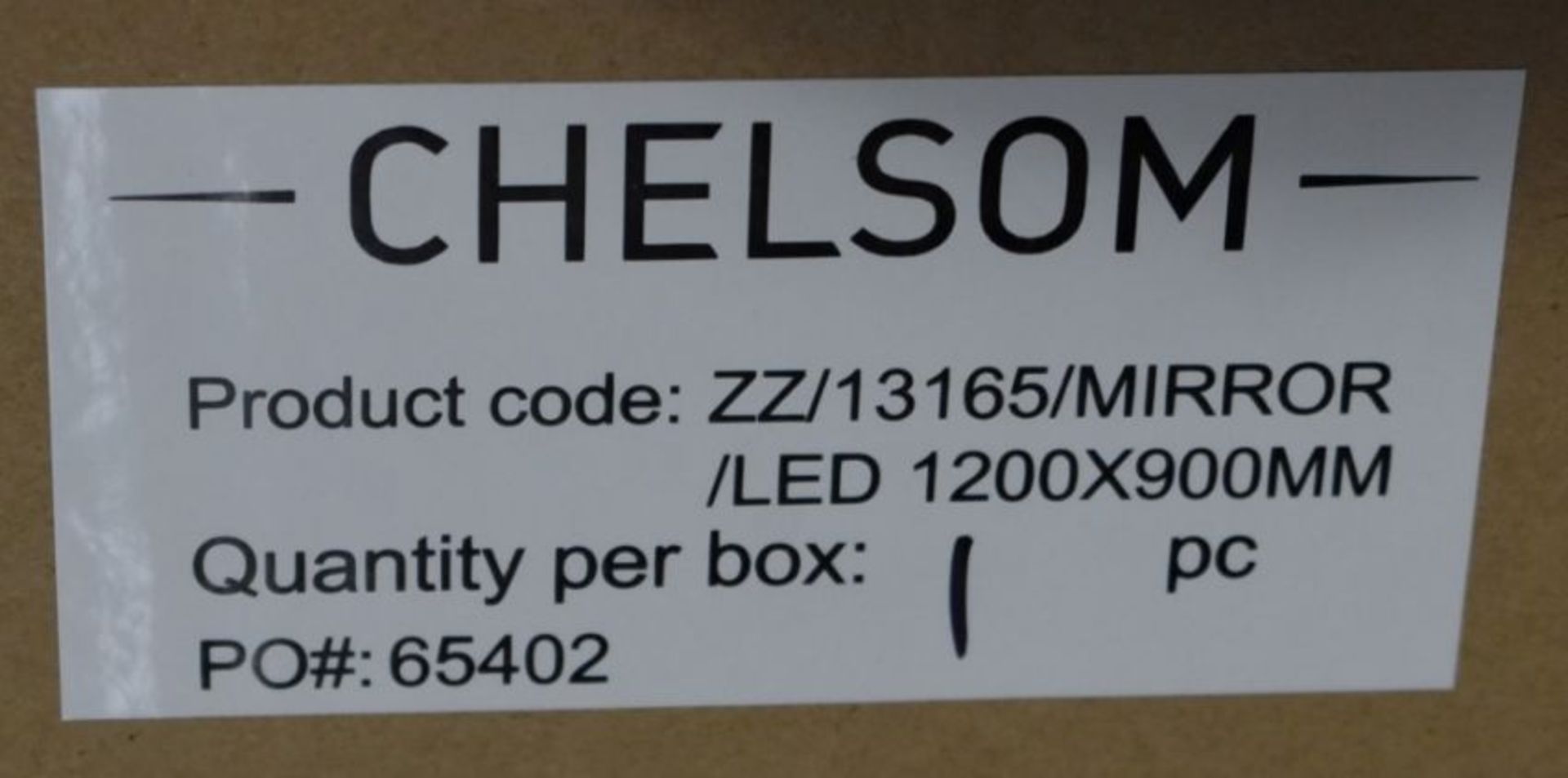 1 x Chelsom Large Illuminated LED Bathroom Mirror With Demister - Brand New Stock - As Used in Major - Image 10 of 11
