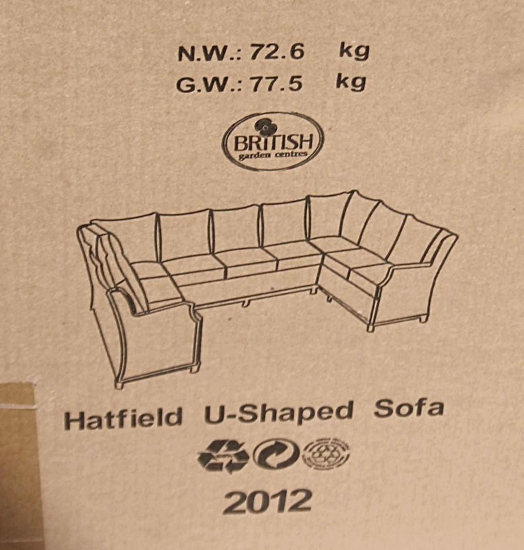 Hartman Hatfield U-Shaped Garden Lounge Set With Height Adjustable Table - New/Boxed - RRP £3,399.99 - Image 12 of 27