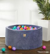 1 x MEOWBABY Premium Foam Ball Pit With Removable Velour Cover - Original Price £129.00 - Boxed