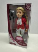 1 x Gotz Happy Kidz Anna Horse Riding Doll - Designed for Harrods - New/Boxed