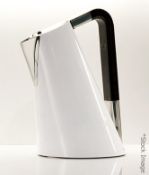 1 x BUGATTI Easy Vera Designer Kettle In White - Original Price £209.00 - Boxed Stock