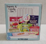 1 x Le Toy Van Honeybake Wooden Sweets & Candy Set - New/Boxed