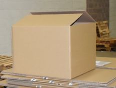 Approx 180 x Large Double Walled Cardboard Boxes - Size: 61 x 61 x 47 cms