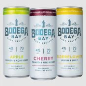 360 x Cans of Bodega Bay Hard Seltzer 250ml Alcoholic Sparkling Water Drinks - RESALE JOB LOT