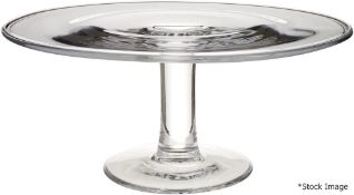 1 x VILLEROY & BOCH 'Retro Accessoires' Crystal Glass Serving Plate / Cake Stand