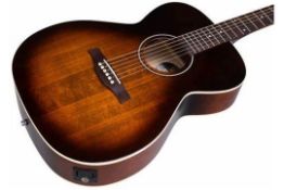 1 x Seagull S6 Original Slim Burnt Umber Dreadnaught Electro Acoustic Guitar - RRP £600 - Very