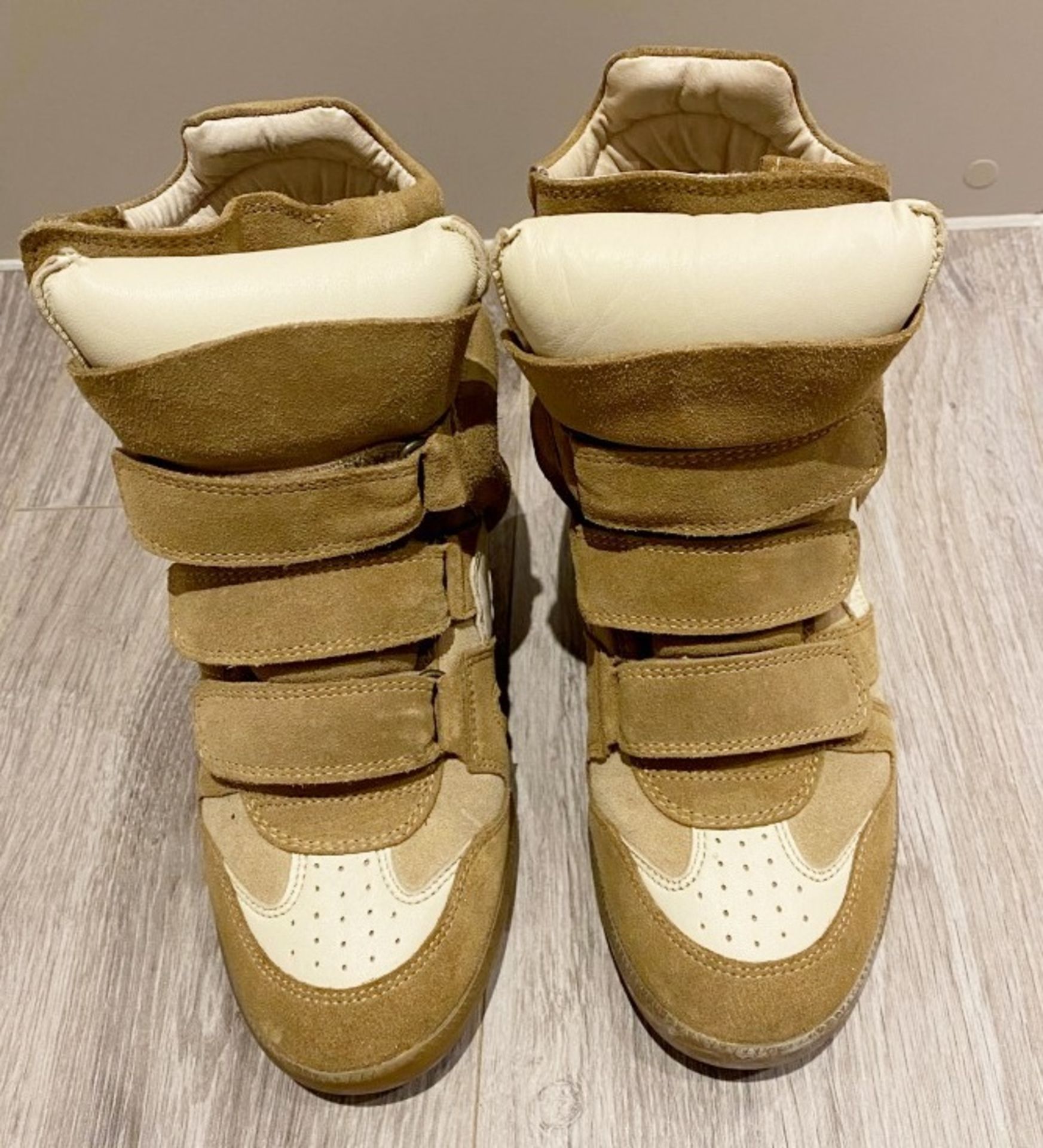 1 x Pair Of Genuine Isabel Marant Boots In Tan - Size: 36 - Preowned in Good Condition - Ref: LOT40 - Image 4 of 4