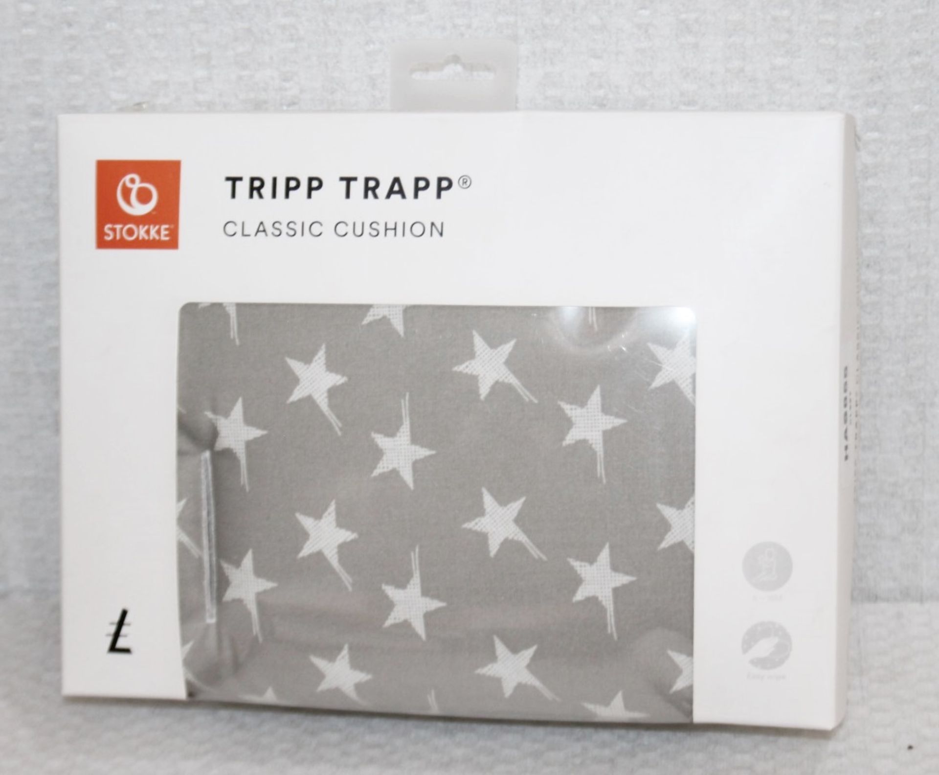 1 x STOKKE Tripp Trap Classic Cushion Accessory - Colour: Grey Stars - Unused Boxed Stock - Ref: - Image 3 of 4