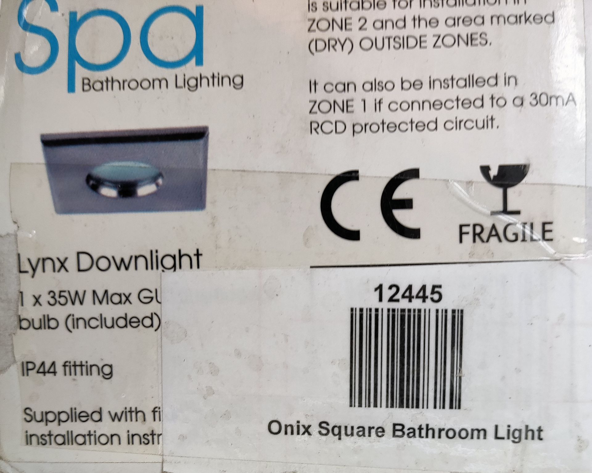 4 x Searchlight Spa Bathroom Lighting Lynx Downlight - IP44 Rated - New Boxed Stock - CL323 - Ref: 1 - Image 2 of 2