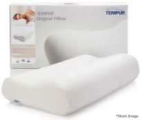 1 x TEMPUR Large Original Pillow (31cm x 61cm) - Original Price £105.00 - Unused Boxed Stock -