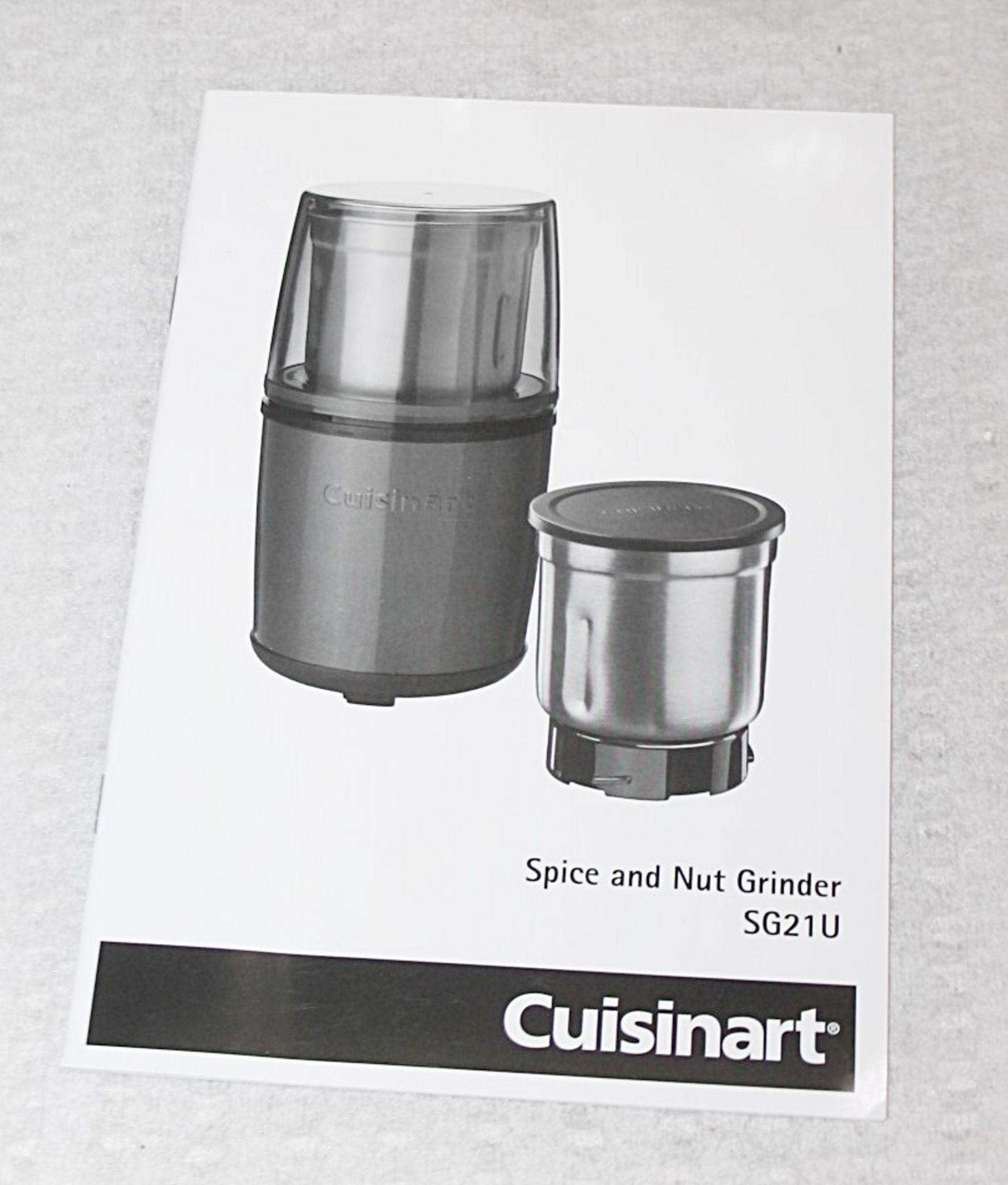 1 x CUISINART Electric Spice & Nut Grinder (SG21U) - Original Price £59.95 - Unused Boxed Stock - Image 8 of 11