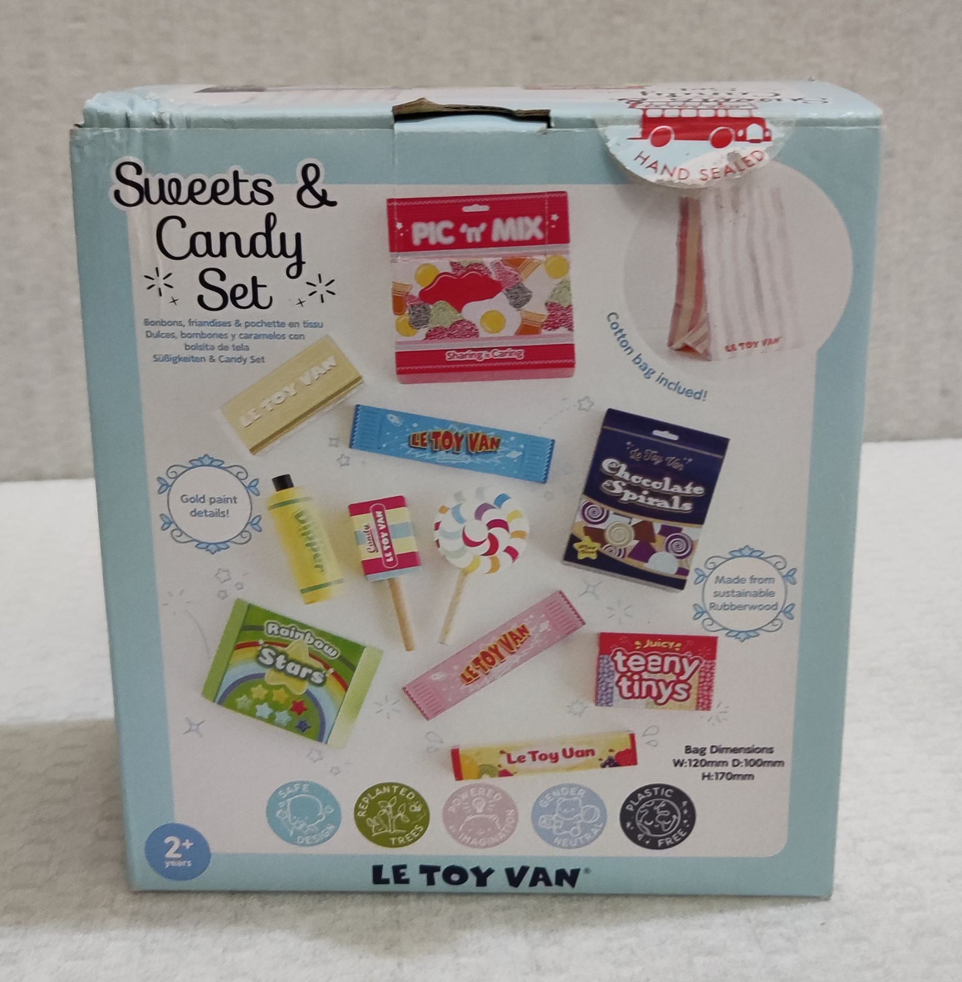 1 x Le Toy Van Honeybake Wooden Sweets & Candy Set - New/Boxed - Image 2 of 4