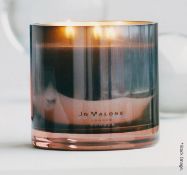 1 x JO MALONE London Pomegranate Noir and Peony & Blush Suede Layered Candle - RRP £150.00