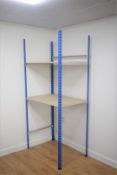 1 x Boltless Warehouse Storage Shelf With Two Shelves