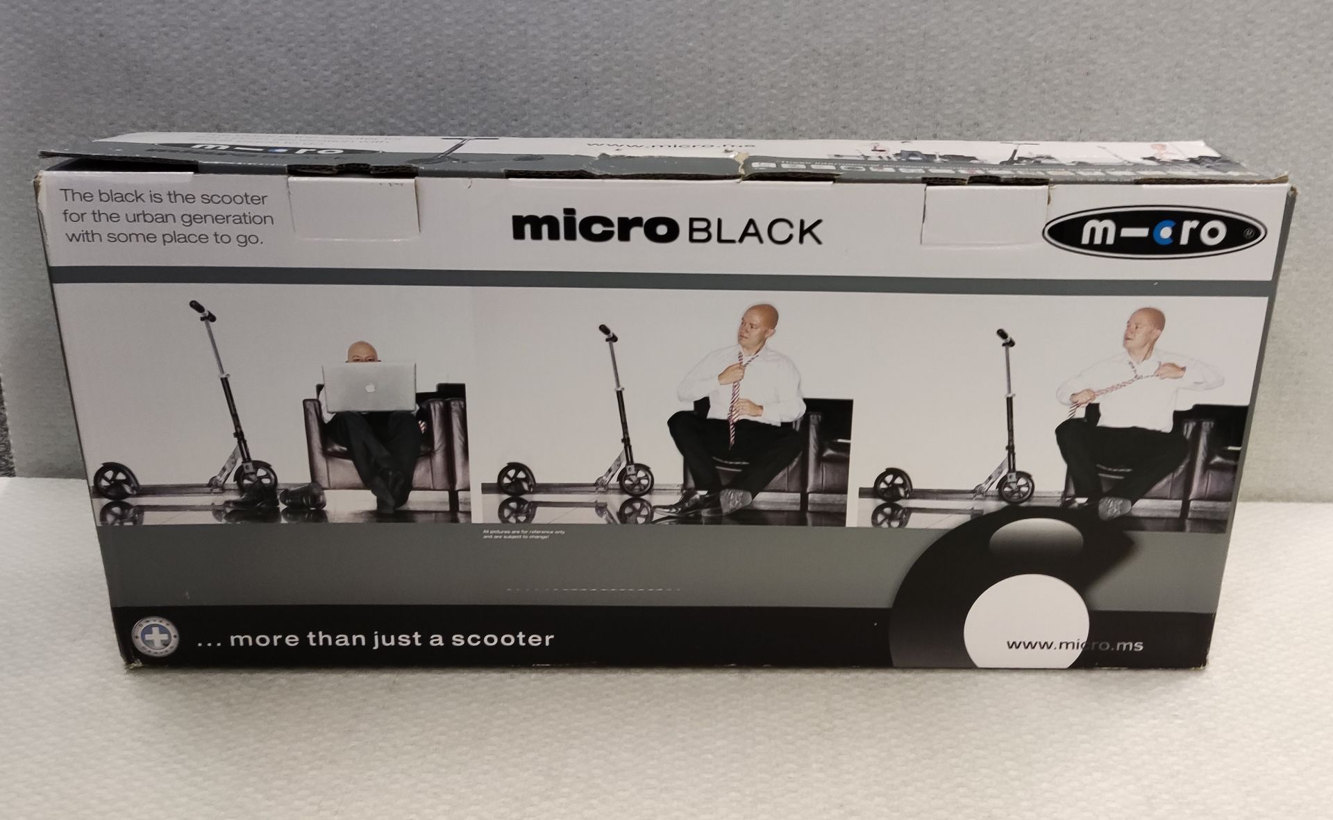 1 x Micro Black Adult Scooter - Model SA0034 - New/Boxed - Image 6 of 8