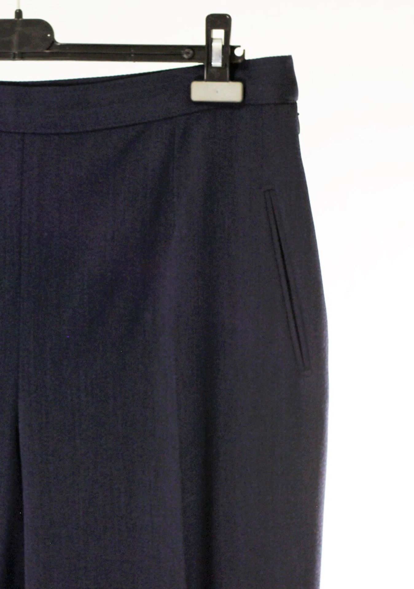 1 x Belvest Navy Trousers - Size: 26 - Material: Wool/ Cotton - From a High End Clothing Boutique In - Image 3 of 9