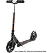 1 x Micro Black Adult Scooter - Model SA0034 - New/Boxed