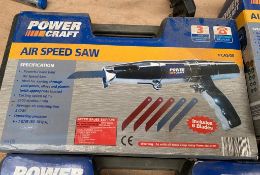 1 x Power Craft Air Speed Saw - With Carry Case and Original Box