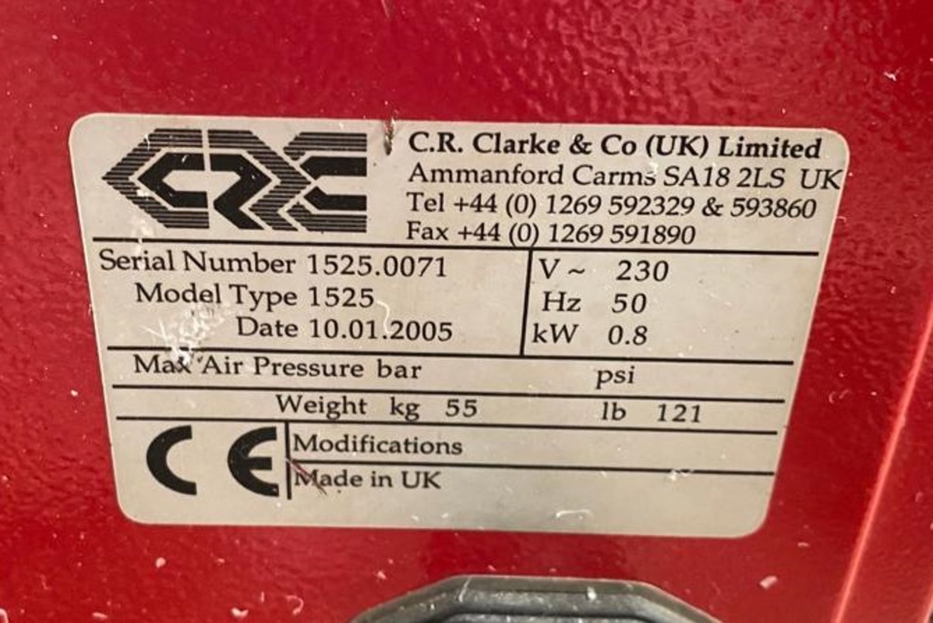 1 x CR Clarke Diamond Polisher - Model 1525 - Serial Number: 1525.0071 - RRP £12,000 - Image 4 of 4
