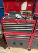 1 x Sealey Mobile Tool Chest With Contents as Pictured