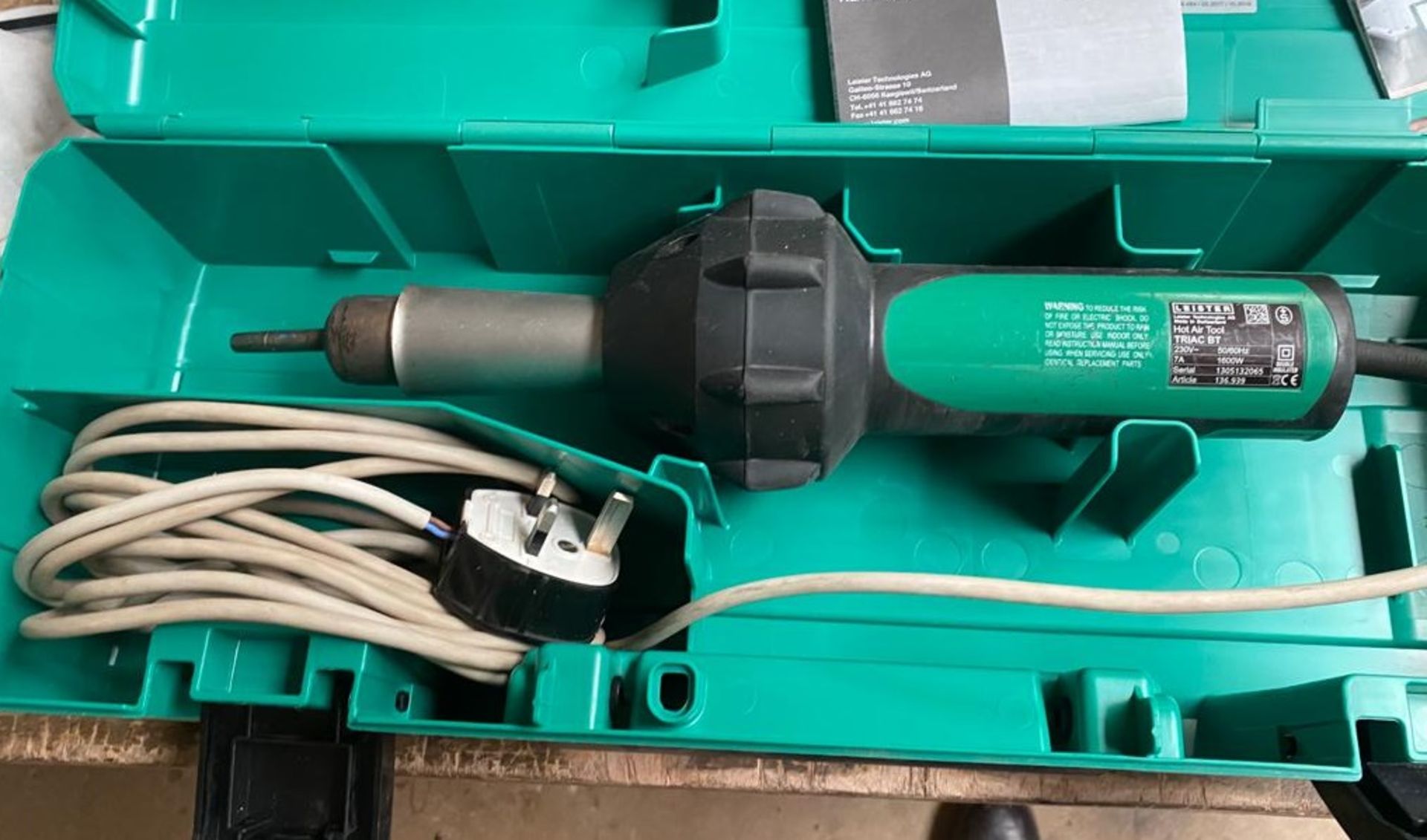 1 x Leicester Triac BT Welding Tool in Carry Case - 240v - RRP £699 - Image 4 of 4