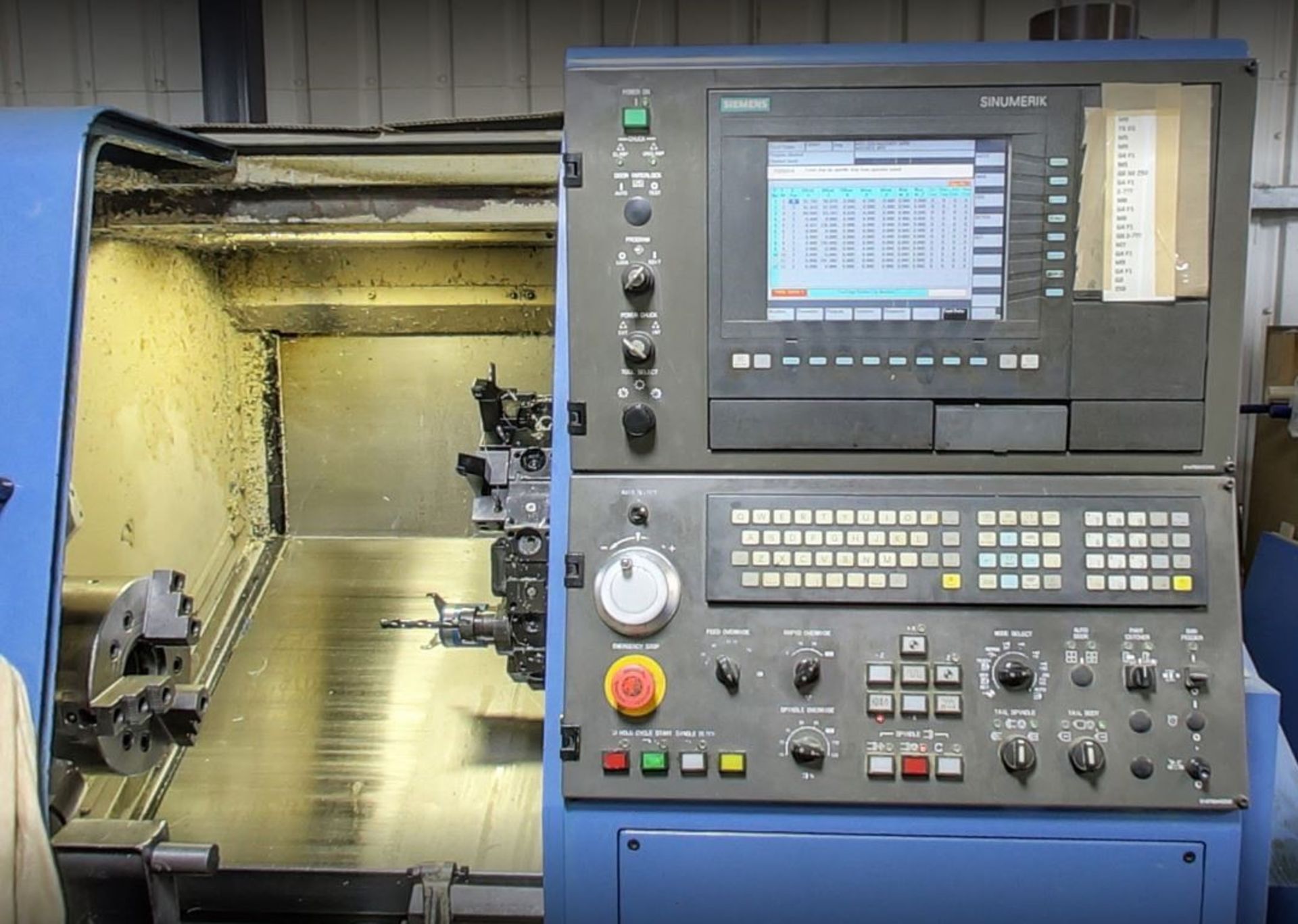 1 x Hyundai Hit 20M HiTrol King CNC 2 Axis Lathe Machine - Serial number 3450B1514 - Image 3 of 9