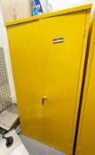 1 x Upright Two Door Chemical Storage Cabinet