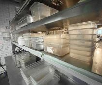 1 x Assorted Collection of Commercial Kitchen Equipment - Includes Gastro Pans, Food Trays & More