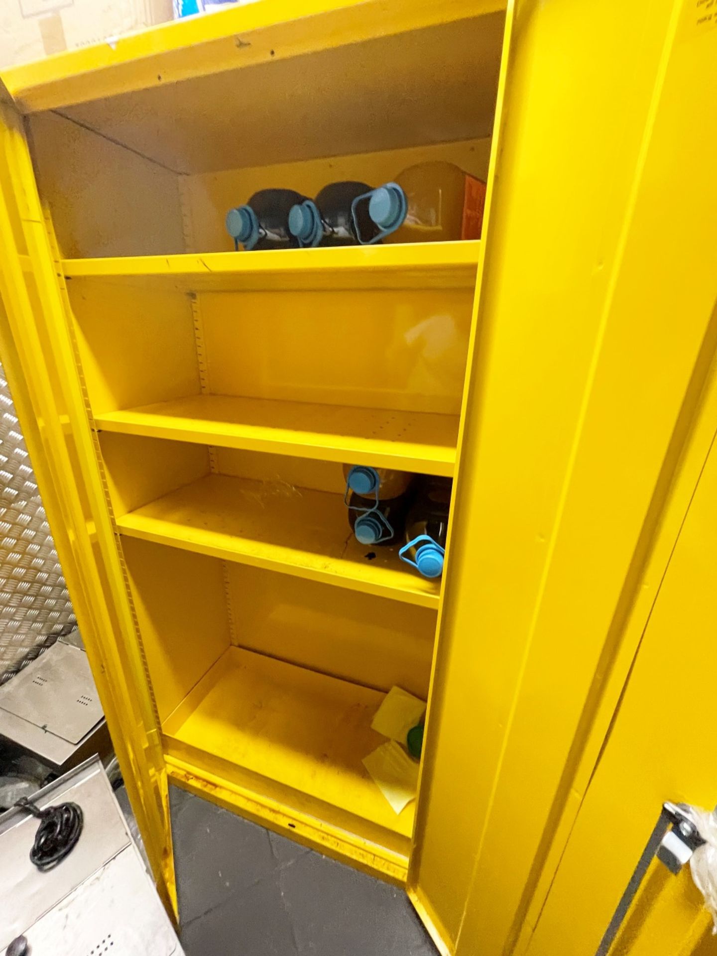 1 x Upright Two Door Chemical Storage Cabinet - Image 2 of 2