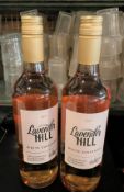 4 x Bottles of 2017 Lavender Hill White Zinfandel California Wine - 75cl - Unused Sealed Stock