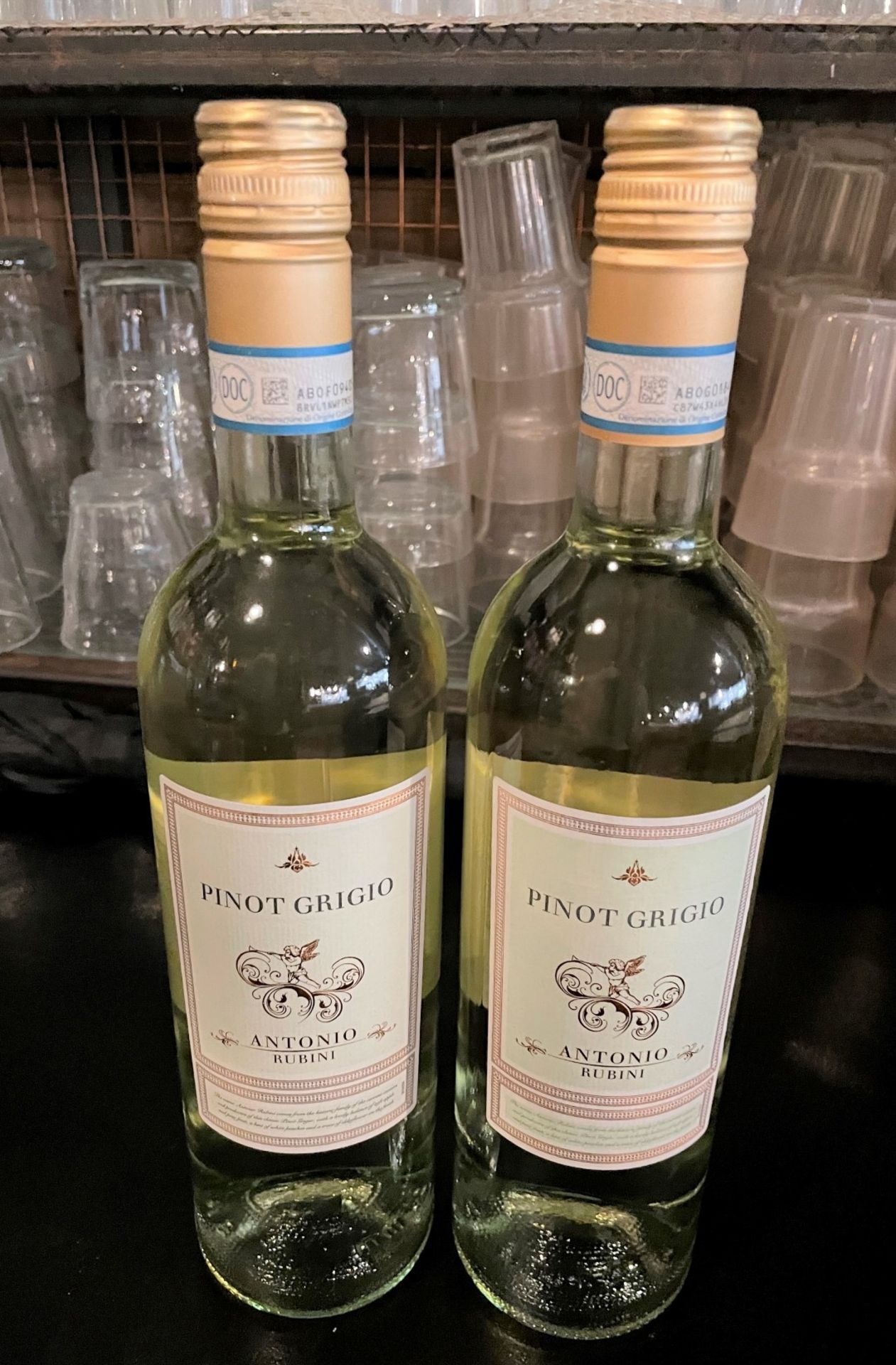 6 x Bottles Pinot Grigio Antonio Rubino White Wine - 75cl - Unused Sealed Stock