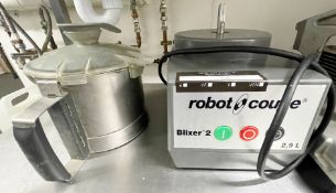 1 x Robot Coupe Blixer 2 Table Top Cutter Mixer - 2.9L Capacity - Single Phase - RRP £1,700