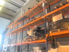 6 x Bays of Heavy Duty Pallet Racking - Approx 6m Tall and 17m Length - Collection From Essex RM19