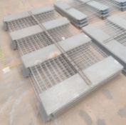 18 x Metal Shelf Panels For Pallet Racking - 252 x 131 cms