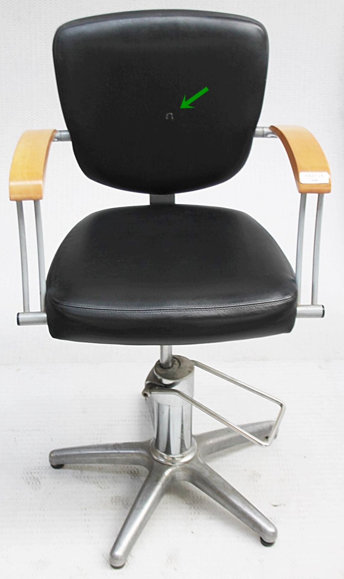 1 x Adjustable Black Hydraulic Barber Hairdressing Chair - Recently Removed From A Boutique Hair - Image 10 of 11