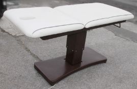 1 x REM Branded Professional Electric-Hydraulic Massage Table / Spa Bed - Ref: HAS935 / G-IT - CL011