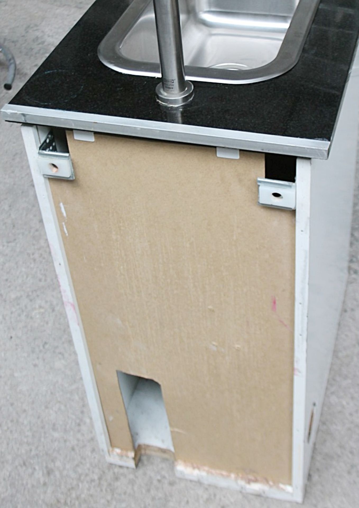 1 x Marble Topped Sink Unit Wash Station - Recently Removed From A Boutique Hair Salon - Ref: - Image 4 of 7