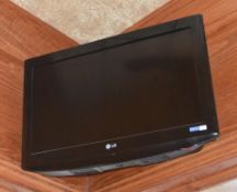 2 x LG 26 Inch Flat Screen Televisions With Mounting Brackets
