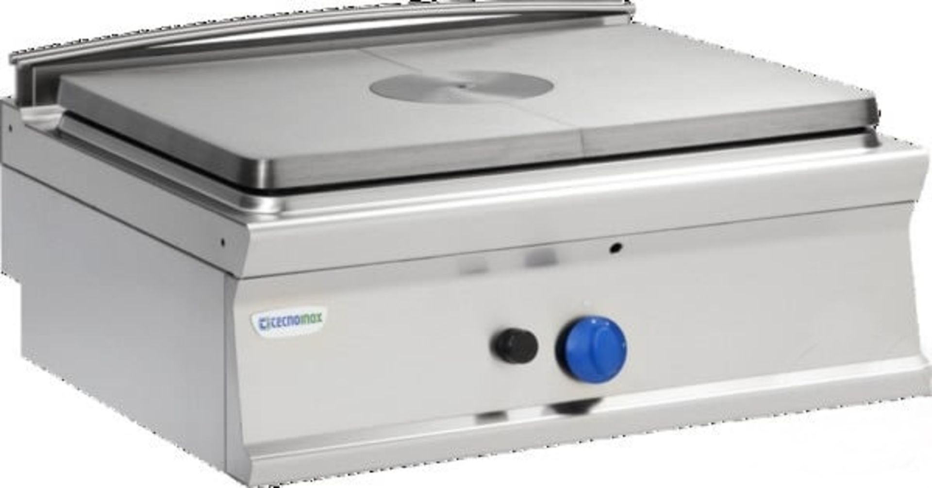 1 x Tecnoinox Solid Top Gas Countertop Cooking Griddle - Model PPC8G7 - 2018 Model - RRP £2,400