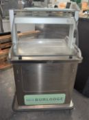 1 x Burlodge MiniGen Point of Service Cook Cart Food Warming Trolley - H145 x W81 x D70 cms