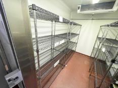 4 x Wire Shelving Racks For Commercial Kitchen
