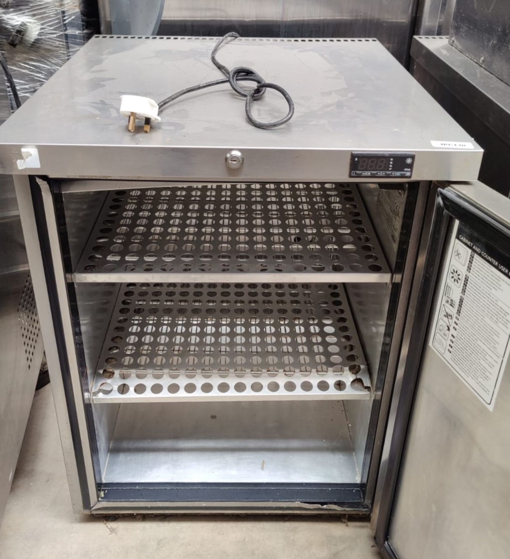 1 x Fosters Undercounter Freezer - Model LR150 - Stainless Steel Exterior - Image 2 of 4