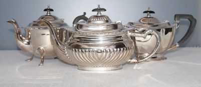 10 x Assorted Vintage Silver-Plated Teapots - Recently Removed From A Well-known London Department