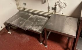 2 x Stainless Steel Small Appliance Stands