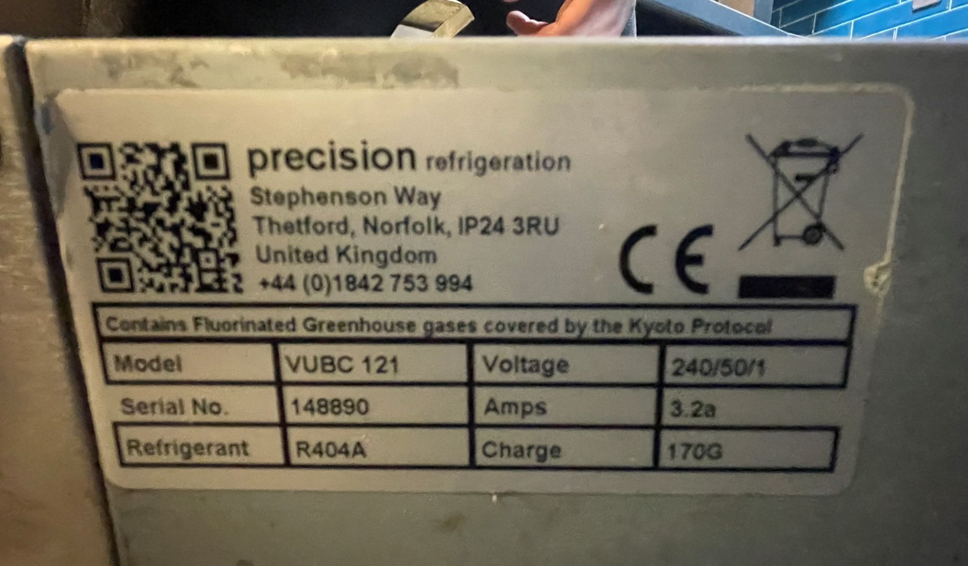 1 x Precision VUBC 121 Variable Temperature Refridgerated Drawer - Can Be Operated as Refrigerator - Image 2 of 2