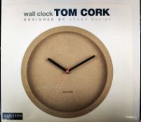 1 x Tom Cork Wall Clock - Made By Karlsson - New Boxed Stock - CL323 - Ref: KA5744/A4 - Location: Al
