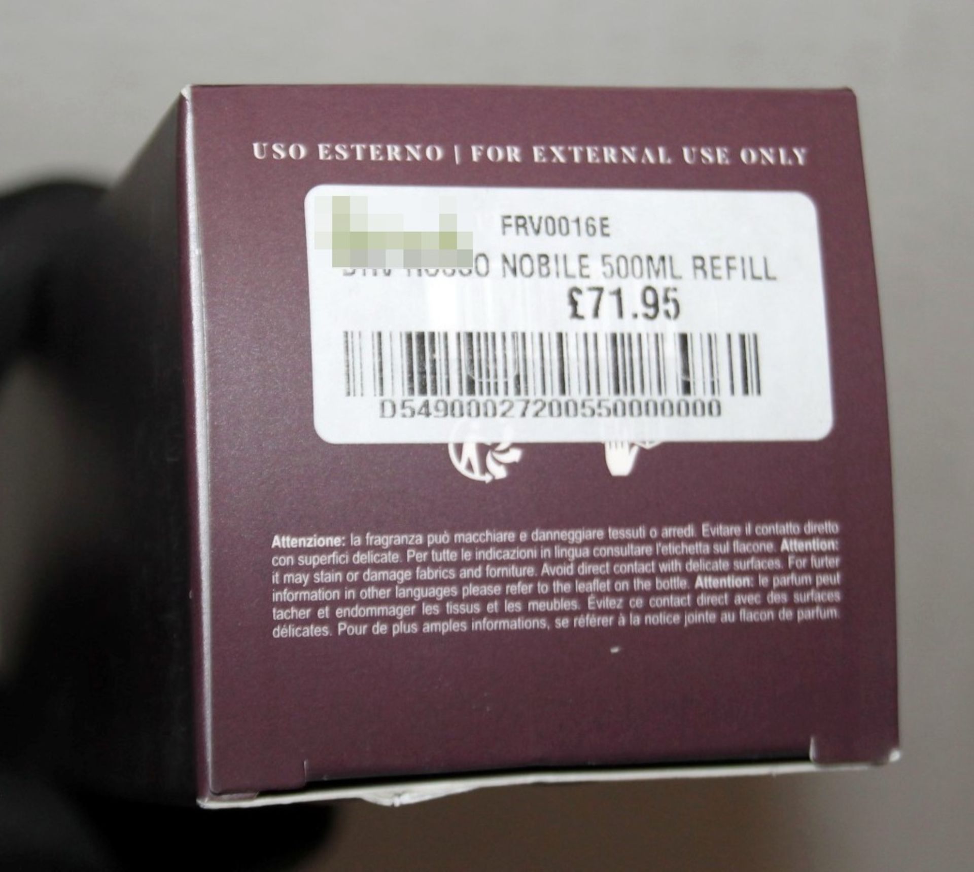 1 x DR. VRANJES FIRENZE 'Rosso Nobile' Fragrance Refill (500ml) - Original Price £71.95 - Unused - Image 5 of 7