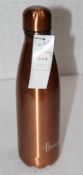 1 x HARRODS OF LONDON 480ml Double Wall Insulated Stainless Steel Bottle - £1 Start, No Reserve -