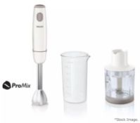 1 x PHILLIPS 550W Hand Blender With Chopper (HR1605) - Unused Boxed Stock