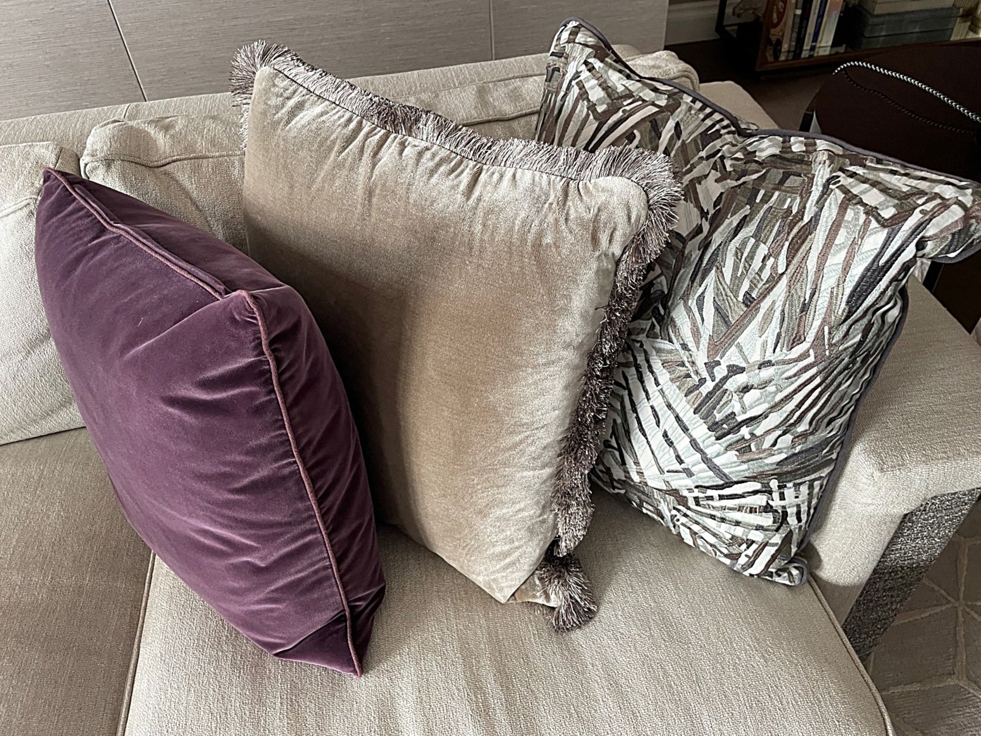 2 x Sets Of 3 x Premium Luxury Scatter Cushions (6 x Cushions In Total) - Ref: LNG - CL749 - NO - Image 4 of 8